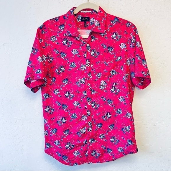 The Good Man Brand ON POINT SLIM FIT SHORT SLEEVE BUTTON-UP Shirt - Picture 1 of 10